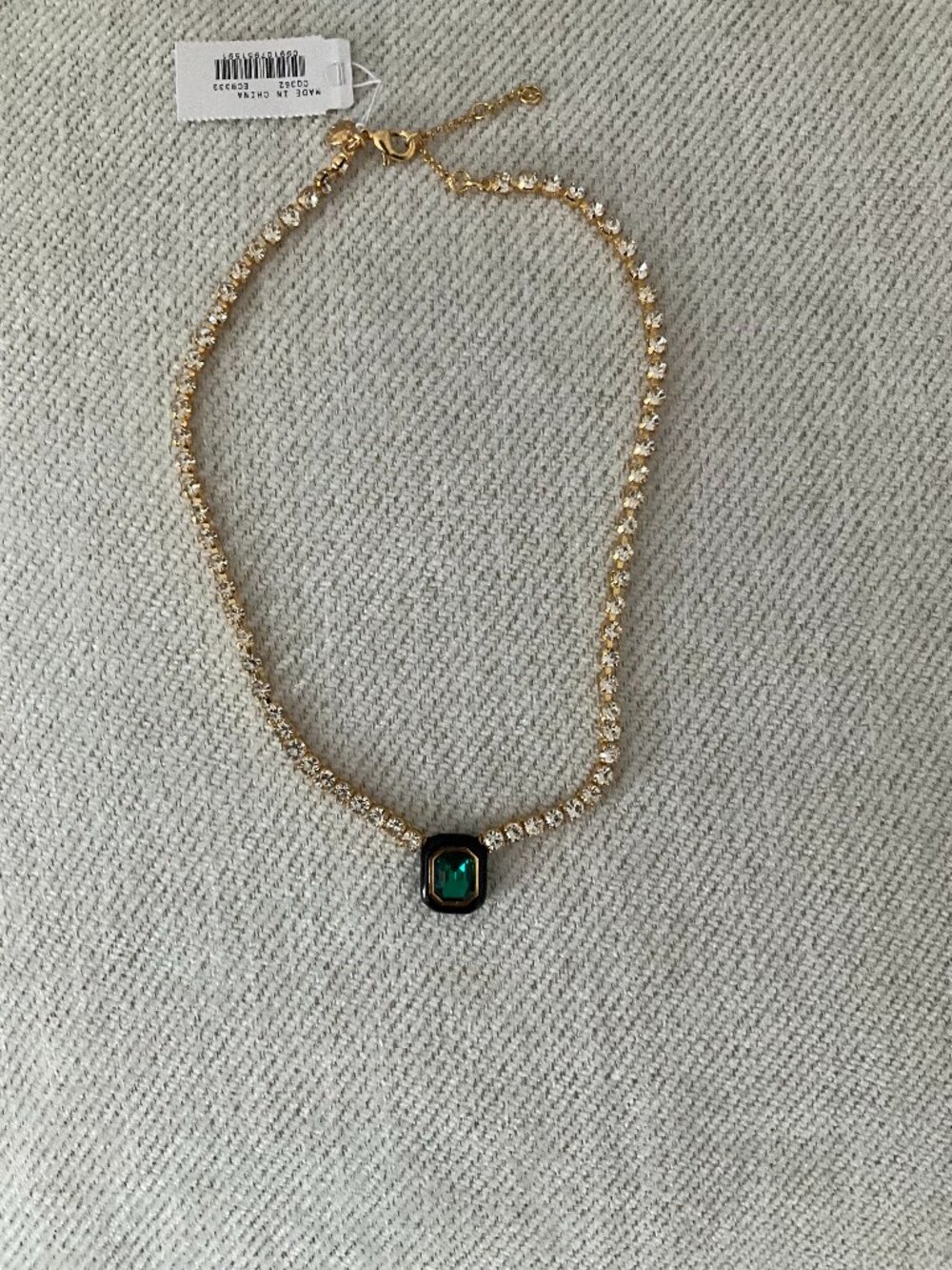 j.crew cupchain gemstone pendant necklace. item # cq362.
